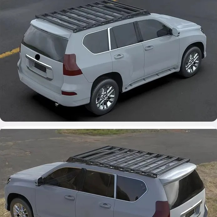 Premium Roof Rack Basket | Heavy-duty Roof Platform for Extra Cargo Space